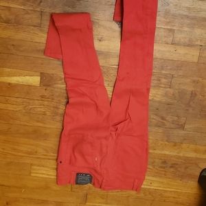 Red levis jeans